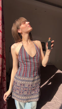 STRIPES HALTER KURTI