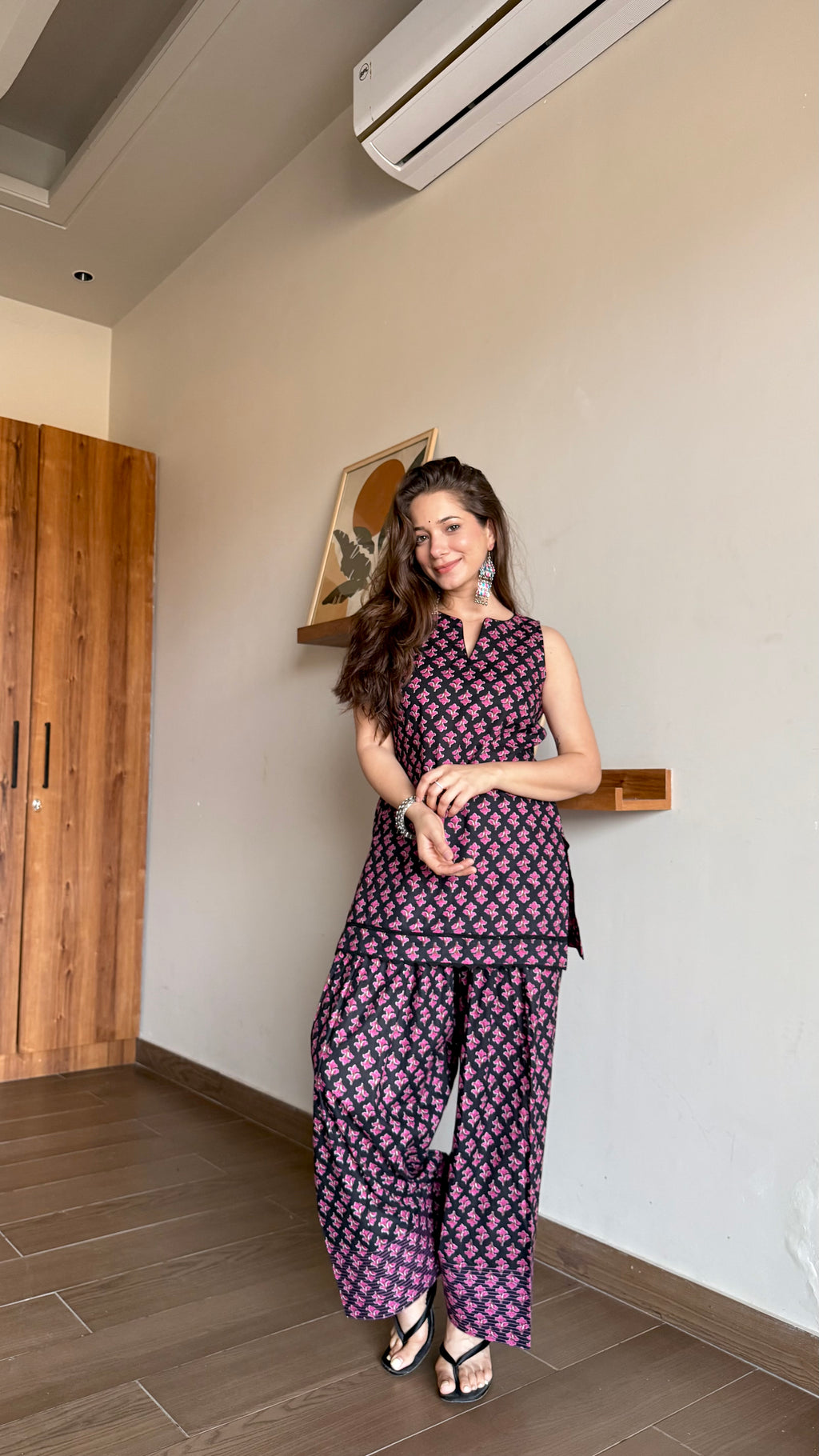 Midnight Bloom Farshi Salwar Set