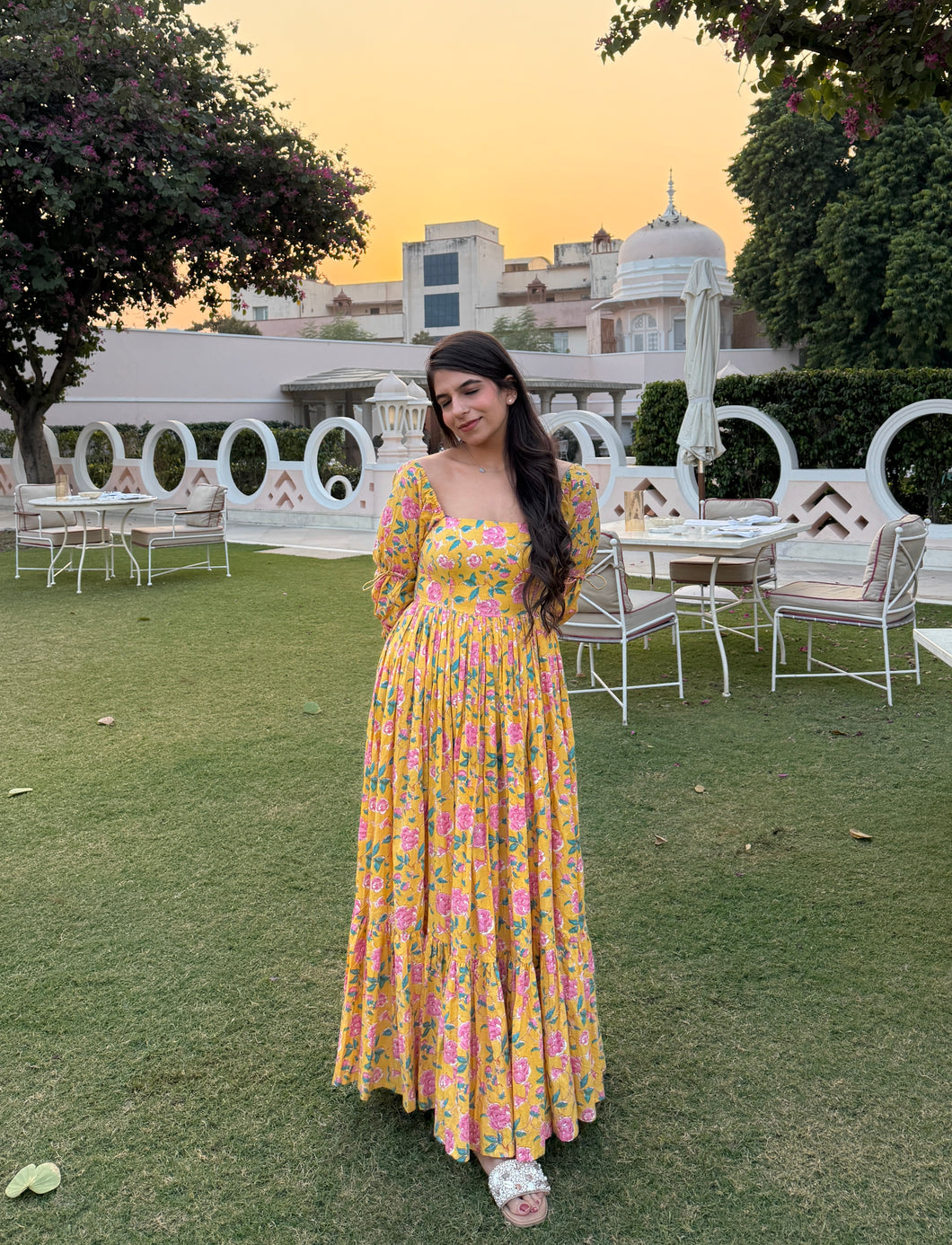 Marigold Maxi Dress Gulabae