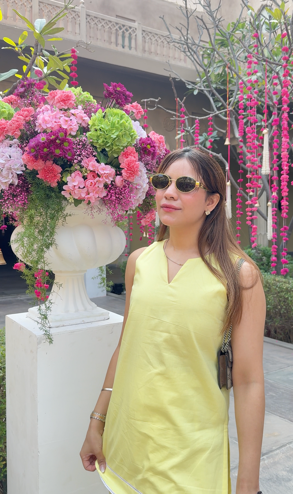 BUTTER YELLOW FARSHI SALWAR SET