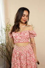 Load image into Gallery viewer, Pink Jaal Cotton Co-ord Set
