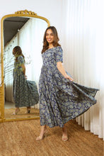 Load image into Gallery viewer, Dainika Blue Jaal Dress
