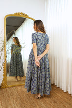 Load image into Gallery viewer, Dainika Blue Jaal Dress
